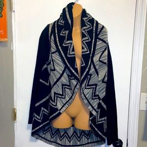 Black and grey cardigan